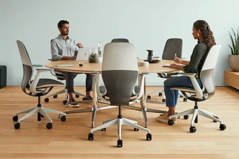 تصویر 2 از صندلی اداری چوبی با استحکام و ظاهر کلاسیک